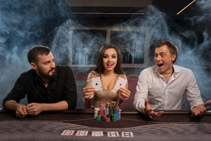 Live Blackjack dealer table on jumog platform